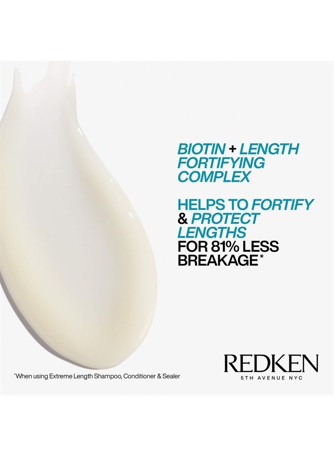 Redken Extreme Length Leave-In Conditioner | For Hair Growth | Seals Split Ends & Prevents Breakage | Infused With Biotin | 5.1 Fl Oz - Image 5