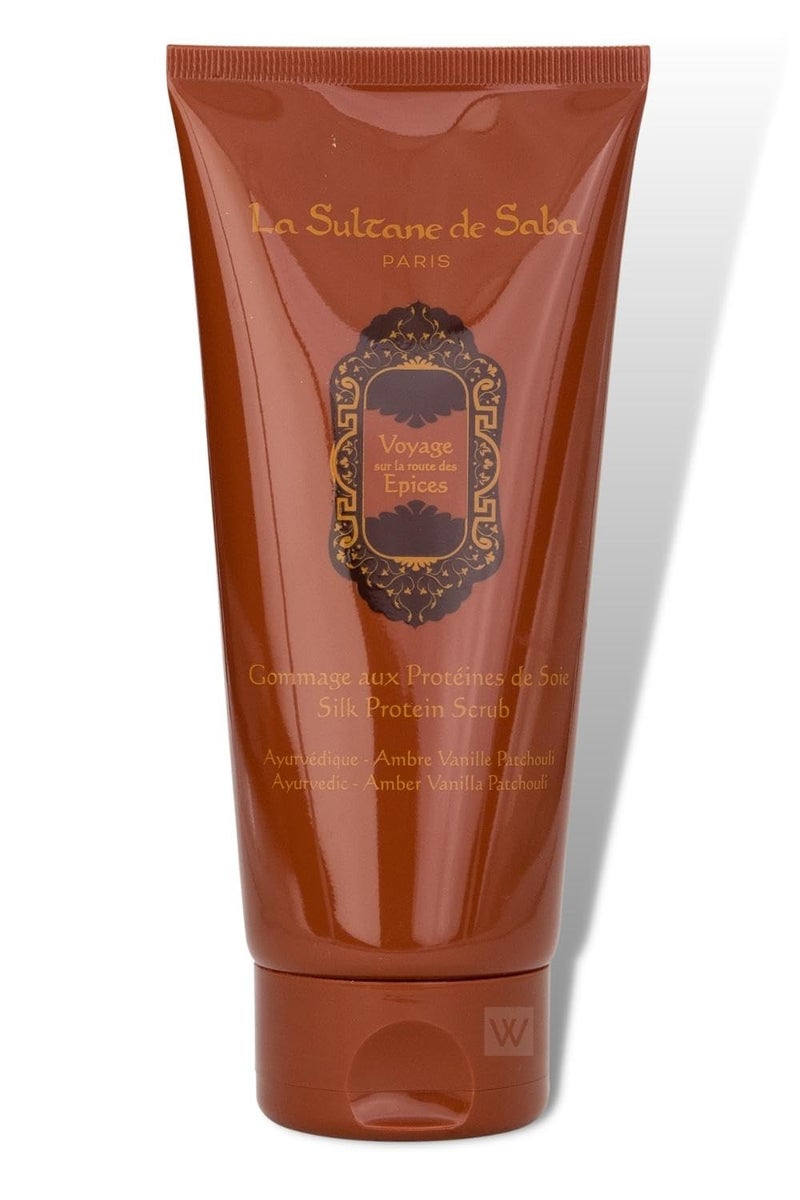 La Sultane de Saba La Sultane de Saba  Silk Protein Scrub  Ayurvedic Treatment  Amber Vanilla Patchouli Journey To The Spices Route 200 g  71 FL Oz 