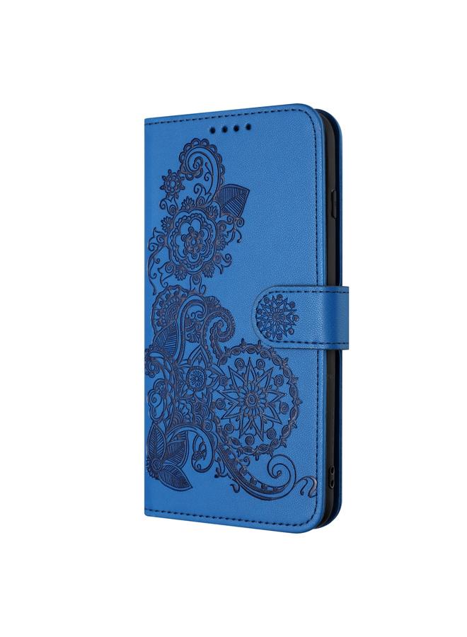 S-TOP Case For Samsung Galaxy A31 Datura Flower Embossed Flip Leather Phone Case - Image 2