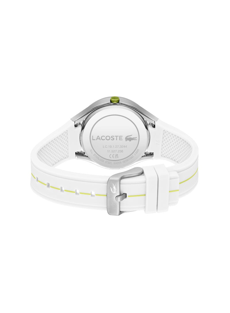 LACOSTE Round Analog Women's Silver White Case Watch - 2001349 - Image 3