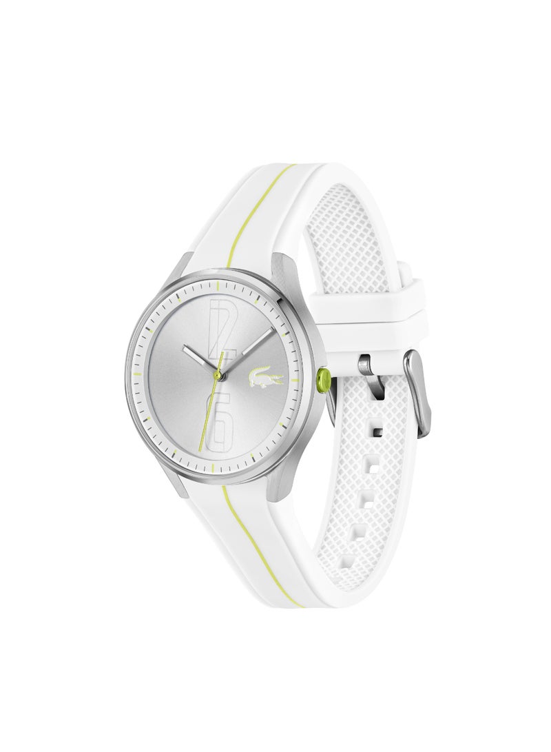 LACOSTE Round Analog Women's Silver White Case Watch - 2001349 - Image 2