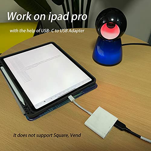TEEMI Handsfree 2D QR Barcode Scanner, TEEMI USB Wired Omnidirectional Desktop Bar Code Reader Scanner Screen Scanning CMOS Imager Presentation Bar Code Reader Compact Size, TMSL-73 - Image 5