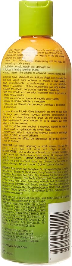 African Pride Olive Miracle AntiBreakage Maximum Strengthening Moisturizer Lotion 355 ml12 floz - Image 2