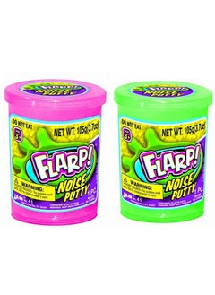 The 1 Flarp Noise Putty (2 Pack) Fart Putty Slime Energizing Bundle It Makes Fart Noises Super Soft Pink And Green Slime 2 Pack Energizing Style (Click For More Variations)