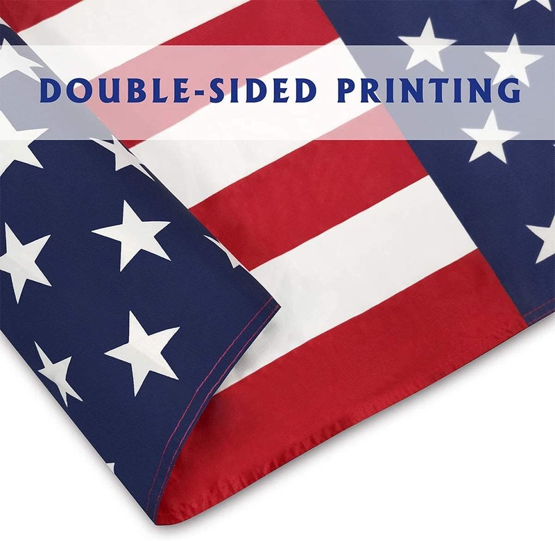 TONOS American Flag, Double Sides Priting US Flag 3x5 Ft- Upgrade 3-Ply Longest Lasting USA Flag. Heavy-Duty American Flags with Vivid Color and Brass Grommet for Outdoor & Indoor, Fade & UV Protected - Image 3