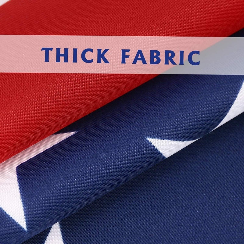 TONOS American Flag, Double Sides Priting US Flag 3x5 Ft- Upgrade 3-Ply Longest Lasting USA Flag. Heavy-Duty American Flags with Vivid Color and Brass Grommet for Outdoor & Indoor, Fade & UV Protected - Image 4