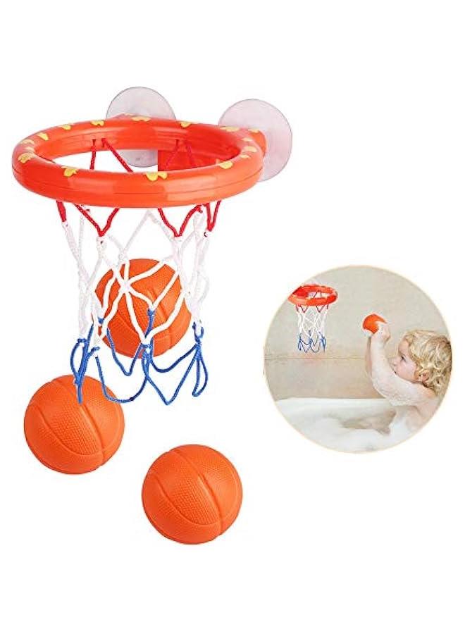 Kids Bathtub Basketball Hoop Bath Toy Water Play Set for Baby Educational Mini Foam Beach Swimming Pool Toddler Bath Toys  - Image 1