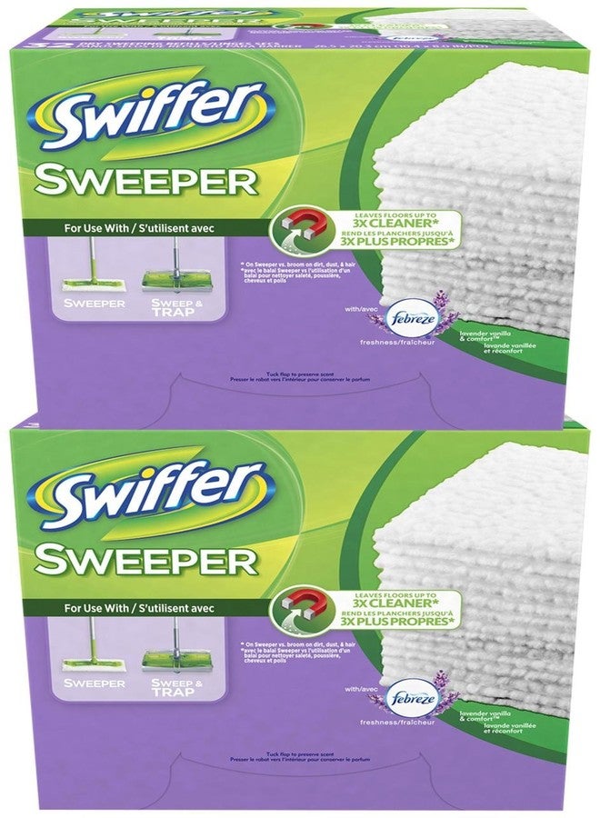 عبوة إعادة تعبئة مناديل التنظيف الجافة من سويفر - لافندر وفانيليا وراحة - 32 قطعة - عبوتان - Image 1