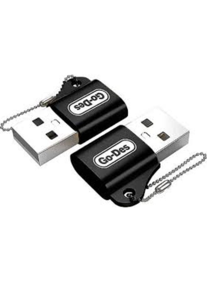 Go-Des USB A Male to Type-C Female OTG Adapter GD-CT028 – Fast Charging & Data Transfer, Compatible with Samsung, Huawei, Xiaomi, MacBook & Android Devices – Black - Image 5