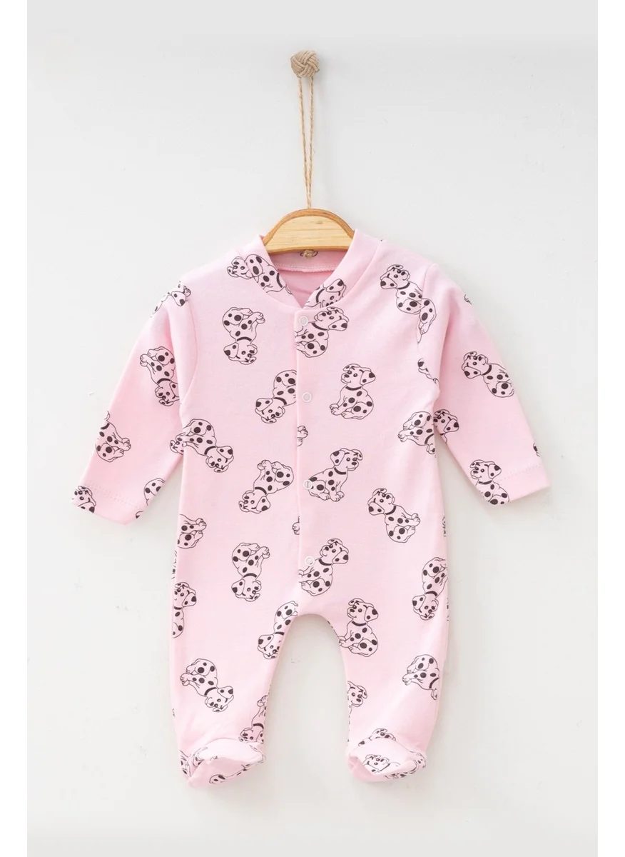 ادا بيبيك تشوكوك Ada Baby Child 100% Cotton Dalmatian Booties Jumpsuit 1905