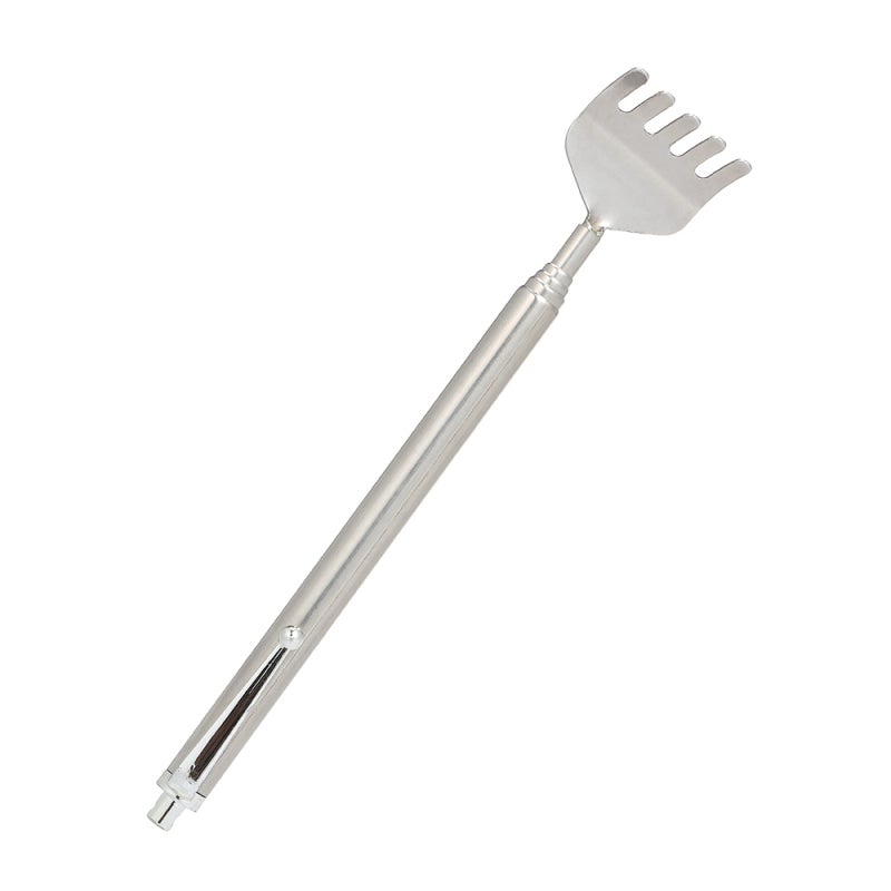 Telescopic Back Scratcher: 6.3" To 19.9" Stainless Steel, Durable Rust-proof Design - Multi-functional Itch Relief & Cat Play Tool for Home, Travel And Daily Use - Image 4