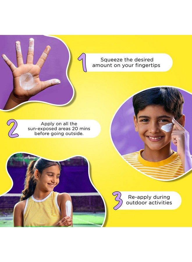 SunScoop Kids 100% Mineral Sunscreen Lotion Spf 30+ Pa++++ | Paediatrician Recommended | Prevents Tanning & Sunburn | Sweat & Water Resistant | Safe For Sensitive Skin | For 1+ Years | 75 Gm - Image 5