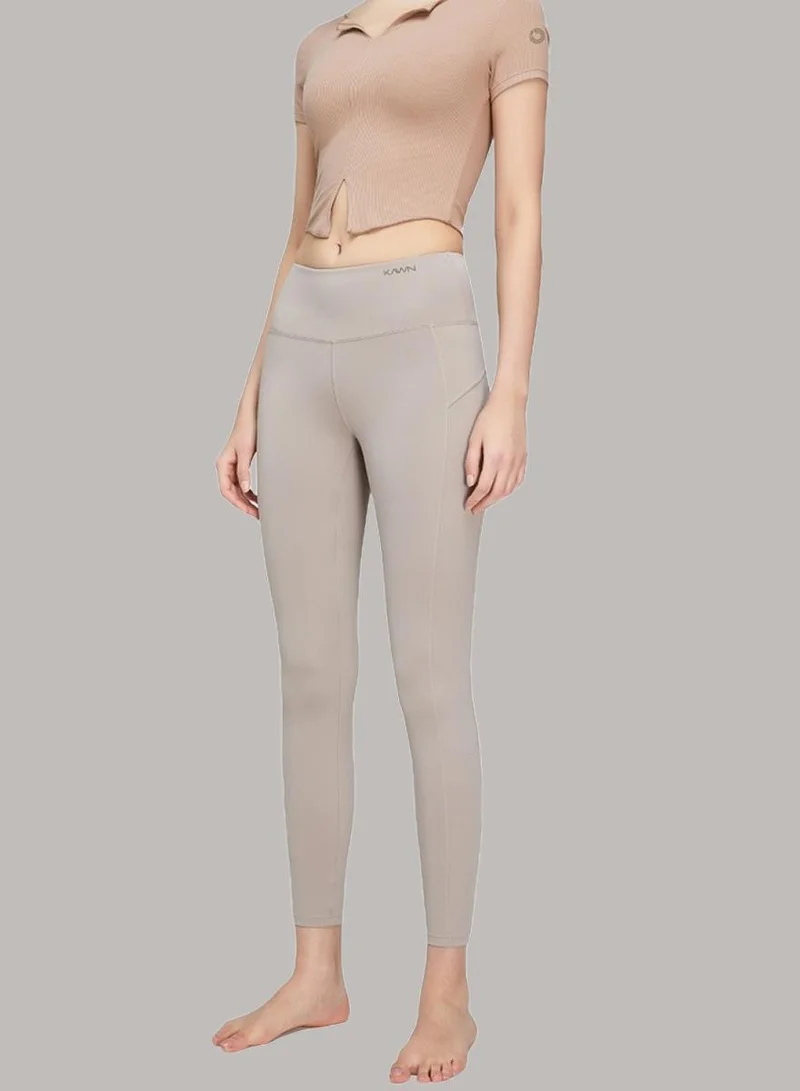 Womens Mid Waist Contour Workout Sport Leggings Yoga Pants Tummy Control Running Pants