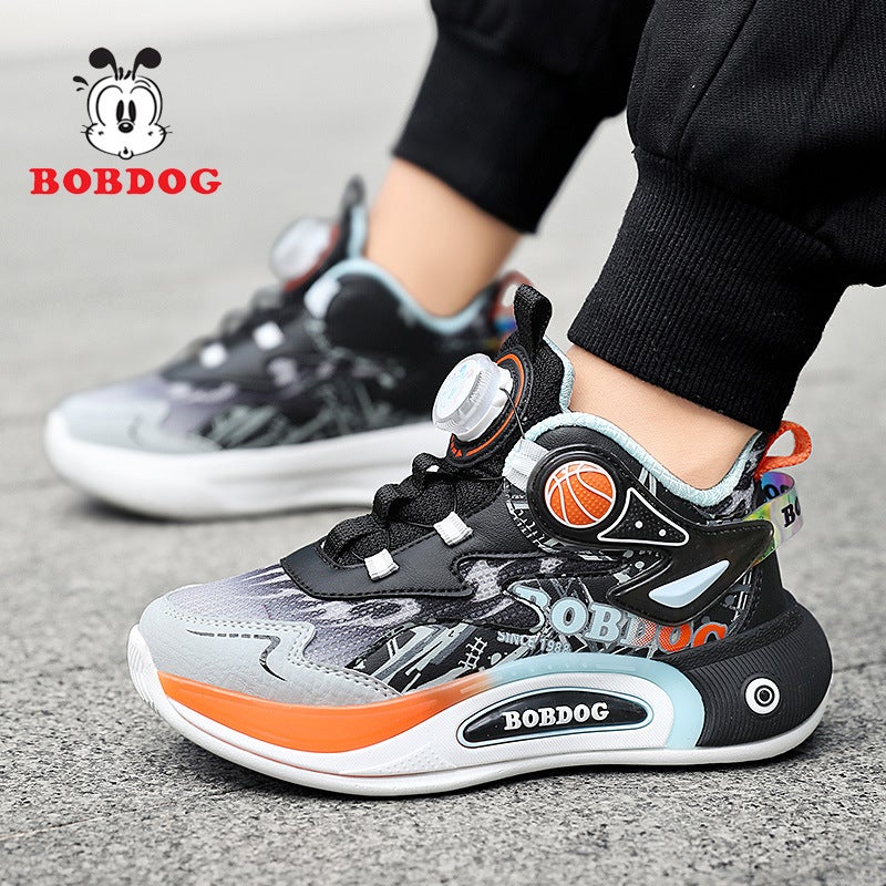 Babu Bean Boys Sneaker 2025 Children'S Single Mesh Breathable Mesh Basketball Shoes Casual Running Shoes - Image 4