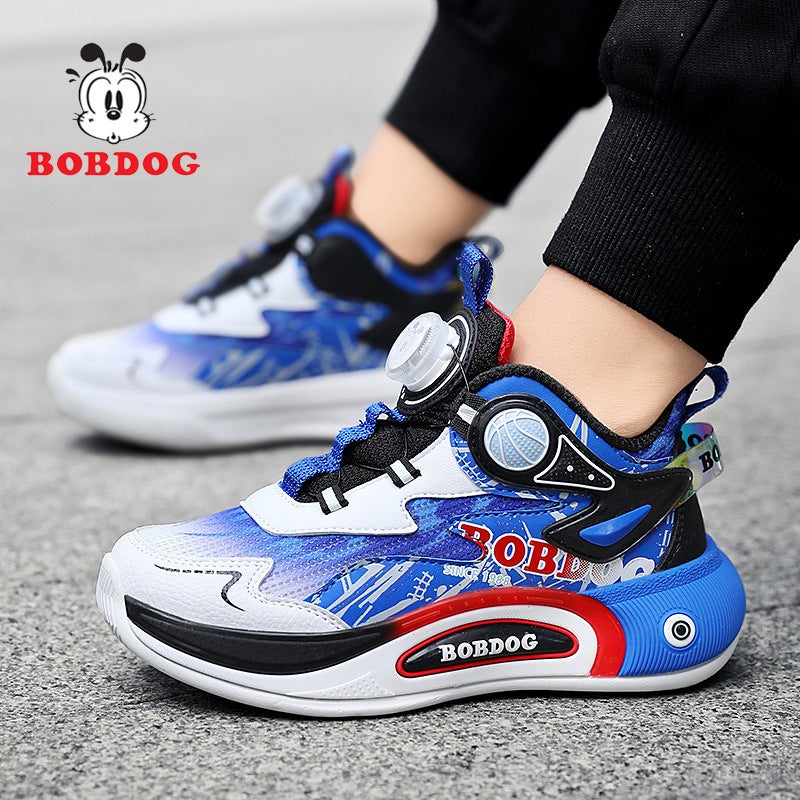 Babu Bean Boys Sneaker 2025 Children'S Single Mesh Breathable Mesh Basketball Shoes Casual Running Shoes - Image 2