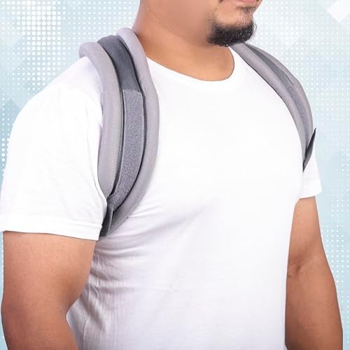 Dyna Clavicle Correction Belt with Velcro! Clavicle Brace for Collar-bone Injury Support ! Ideal for clavicle fractures and postural problems (L) - Image 4