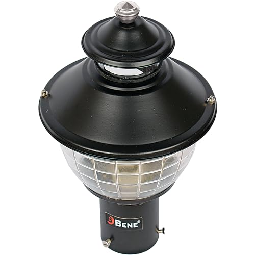 BENE Gate Light Garden Light Outdoor Lamp Freddo 18 Cms,(Black, Pack of 2 Pcs) - Image 2
