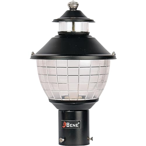 BENE Gate Light Garden Light Outdoor Lamp Freddo 18 Cms,(Black, Pack of 2 Pcs) - Image 4