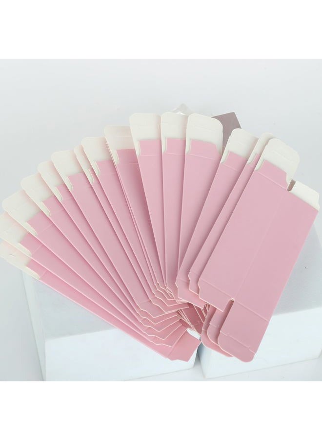 COSIDEA 50pcs 25 * 25 * 95mm lip gloss Craft Matte pink paper box Small packing boxes 350gms for DIY cosmetics - Image 3