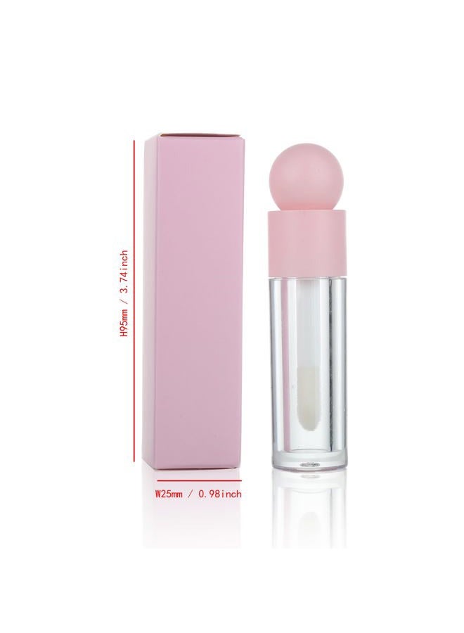 COSIDEA 50pcs 25 * 25 * 95mm lip gloss Craft Matte pink paper box Small packing boxes 350gms for DIY cosmetics - Image 2