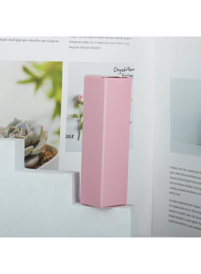 COSIDEA 50pcs 25 * 25 * 95mm lip gloss Craft Matte pink paper box Small packing boxes 350gms for DIY cosmetics - Image 4