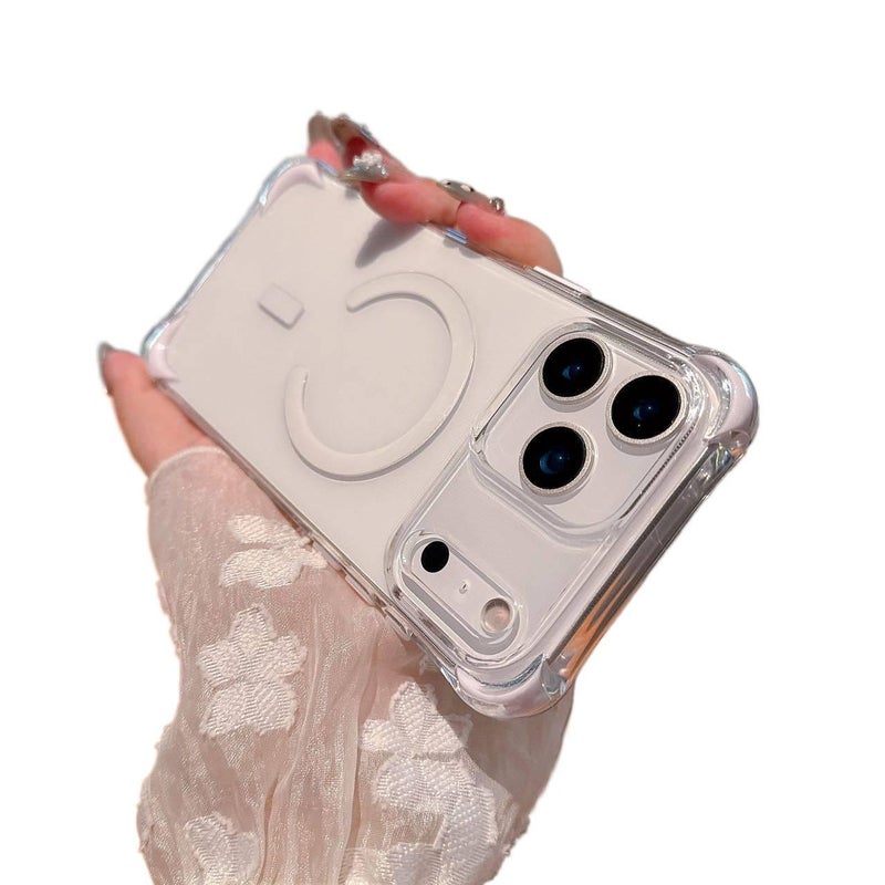 MagSafe Case | White TPU | Shockproof Cover for iPhone 17 / 17 Air / 17 Pro / 17 Pro Max - Image 1