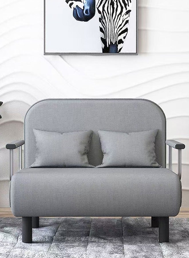 fashionhome Multifunction 2 In 1 Modern Design Convertible Extendable Sofa Bed with Pillow Folding Chair Bed with Armrest Double Sleeper Comfortable Ergonomic Lounge Couch Bed Napping Bed Combination Furniture  - Image 2