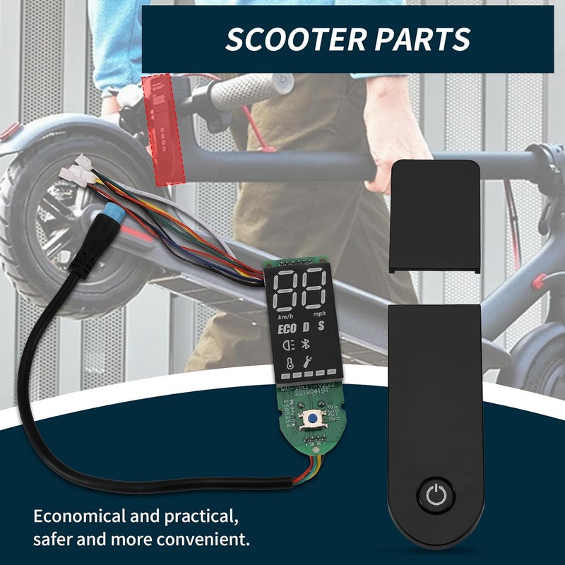 M365 Pro electric scooter dashboard cover spare circuit accessories Black - Image 4