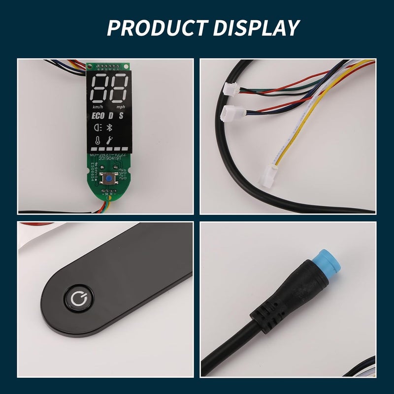 M365 Pro electric scooter dashboard cover spare circuit accessories Black - Image 3