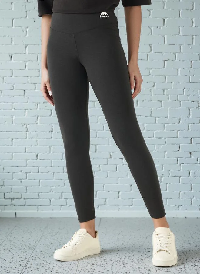 Kappa Kappa Logo Print Leggings with Elasticated Waistband