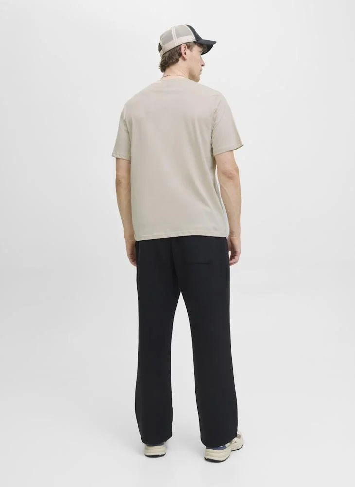 جاك & جونز Jjesoho Logo Crew Neck T-Shirt