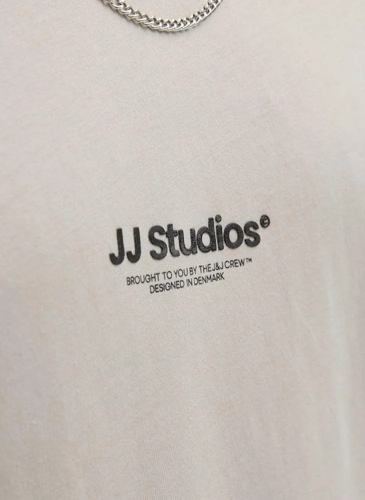 JACK & JONES Graphic Crew Neck Regular Fit T-Shirt
