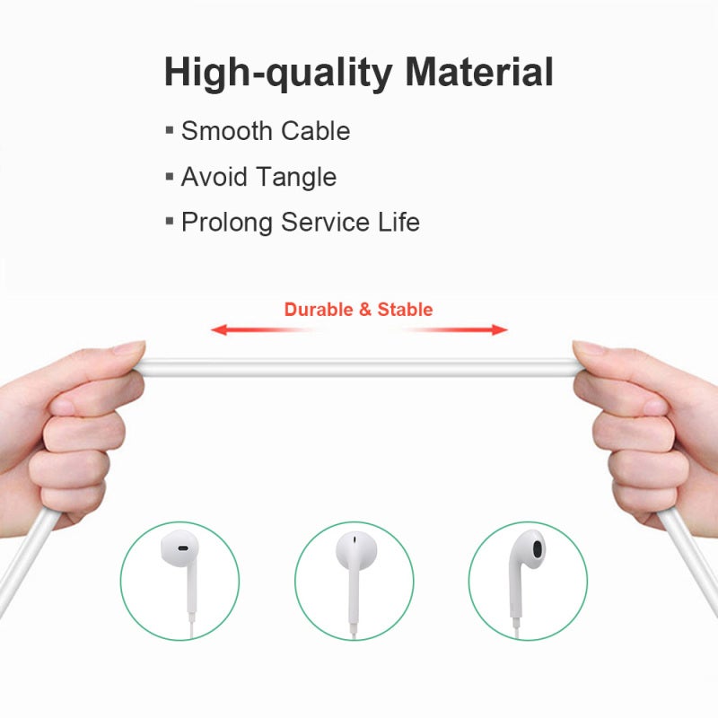 Type-C Earphone Digital Audio Half-Ear Design - "Lossless Sound" for Hearing Protection - Image 4