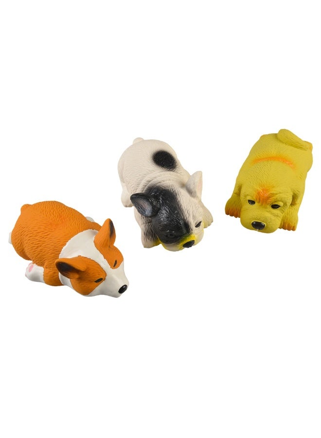Duvo+ Latex Puppies 15X8,4X5,8cm Mixed Colors Dog Toy