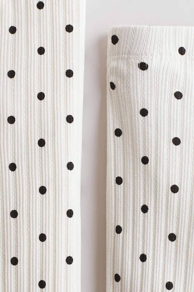 H&M 2-piece ribbed cotton set