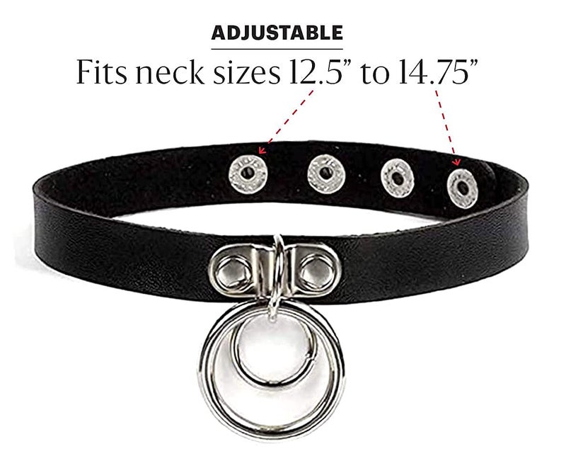 OLYPHAN Cat Costume Accessories Cat Ears and Tail Set Black Animal Halloween Accessory Kit for Women Cat Cosplay Pack with Choker Necklace - Image 3