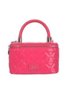 Miniso Barbie Collection Rhombus Grid Crossbody Hangbag(Rosy) 
