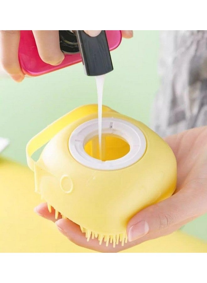 SINGH INDUSTRIES® Body Scrubber with Soap Dispenser Brush, Silicone Exfoliating Brushes, Soft Body Exfoliator, Bath Loofah for Babies, Kids, Women, Men (Multicolor) - Image 4