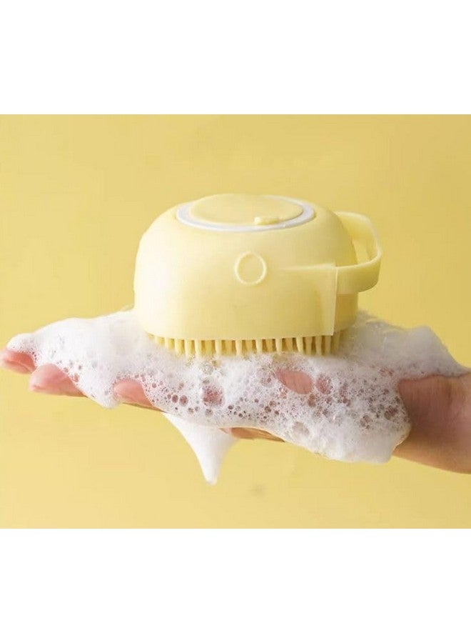 SINGH INDUSTRIES® Body Scrubber with Soap Dispenser Brush, Silicone Exfoliating Brushes, Soft Body Exfoliator, Bath Loofah for Babies, Kids, Women, Men (Multicolor) - Image 5