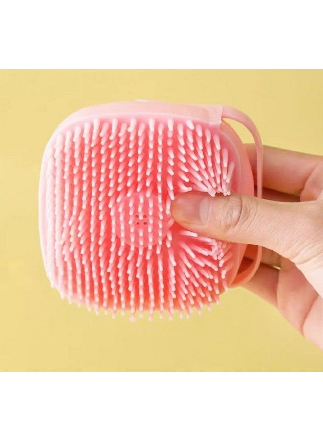 SINGH INDUSTRIES® Body Scrubber with Soap Dispenser Brush, Silicone Exfoliating Brushes, Soft Body Exfoliator, Bath Loofah for Babies, Kids, Women, Men (Multicolor) - Image 3