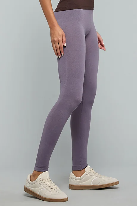 أر أند بي Seamless Leggings with Elastic Waist