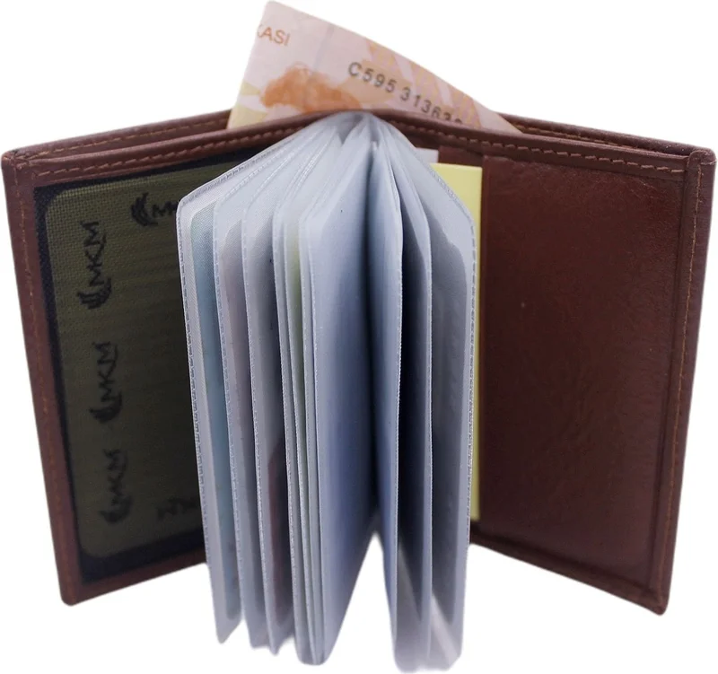 Mkm Leather Card Holder & Wallet