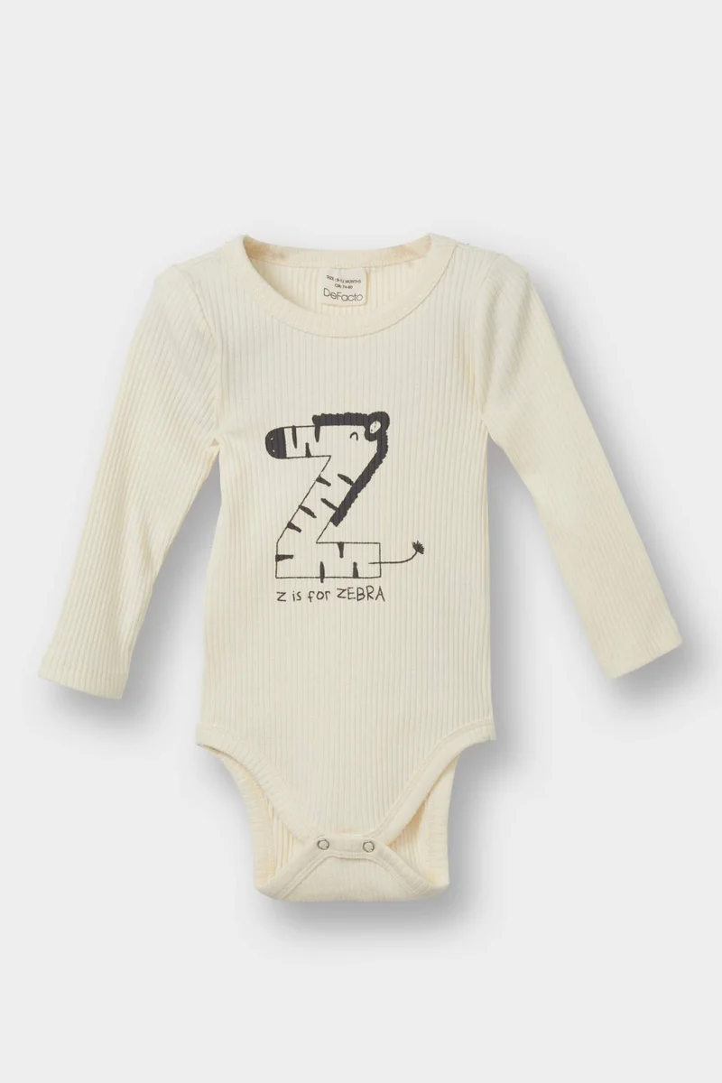 ديفاكتو Baby Boy 2 piece Long Sleeve Long Sleeve Snap Body