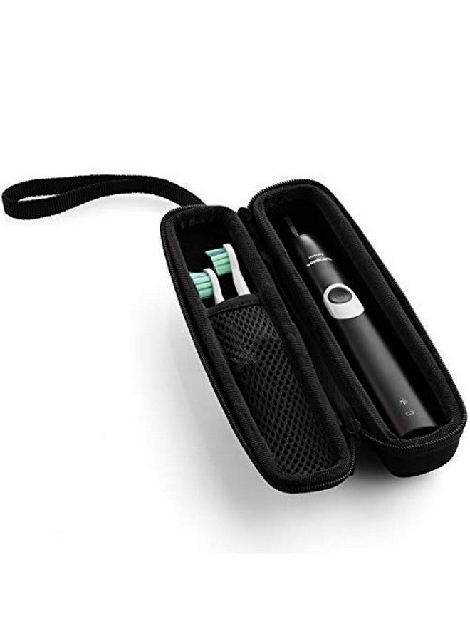 caseling Hard Toothbrush Travel Case Fits Philips Sonicare Protective Clean 4100 Sonicare 2 Series Portable Toothbrush Holder with Easy Grip Carry Strap (Small (Great for Travel)) - Image 1