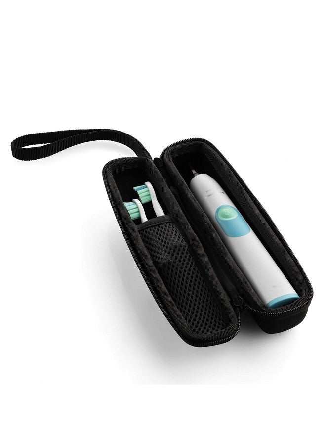 caseling Hard Toothbrush Travel Case Fits Philips Sonicare Protective Clean 4100 Sonicare 2 Series Portable Toothbrush Holder with Easy Grip Carry Strap (Small (Great for Travel)) - Image 5
