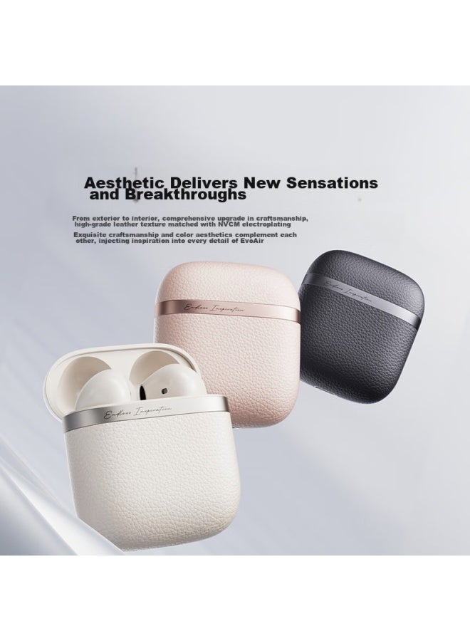 Walker Flower Edifier Hua Zai Evo Air Wireless Bluetooth Earbuds, Semi In-ear, 32h Long Battery Life, Bluetooth 5.4, Mother-of White, Compatible With Apple, Huawei, Xiaomi - Image 4