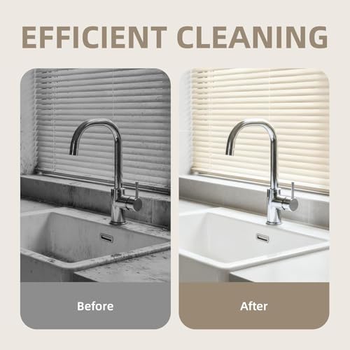 CLEANGOR Grout Cleaner Brush V Shape, Stiff Grout Cleaning Brushes for Tile Floor,Magic Brush, Bathroom Accessory, Cleaning Tools, Grout Scrub Brush Set for Shower, Bathroom, Kitchen, Household Use - Image 5