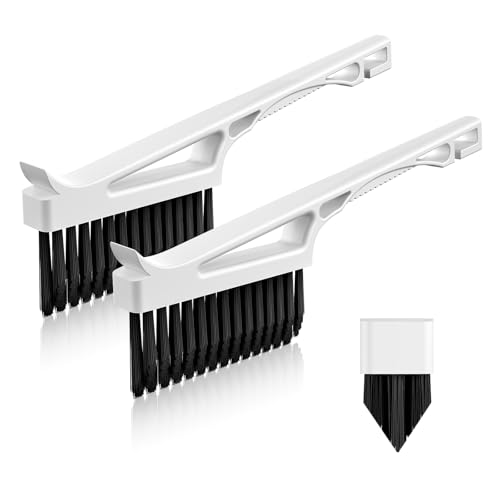 CLEANGOR Grout Cleaner Brush V Shape, Stiff Grout Cleaning Brushes for Tile Floor,Magic Brush, Bathroom Accessory, Cleaning Tools, Grout Scrub Brush Set for Shower, Bathroom, Kitchen, Household Use - Image 1