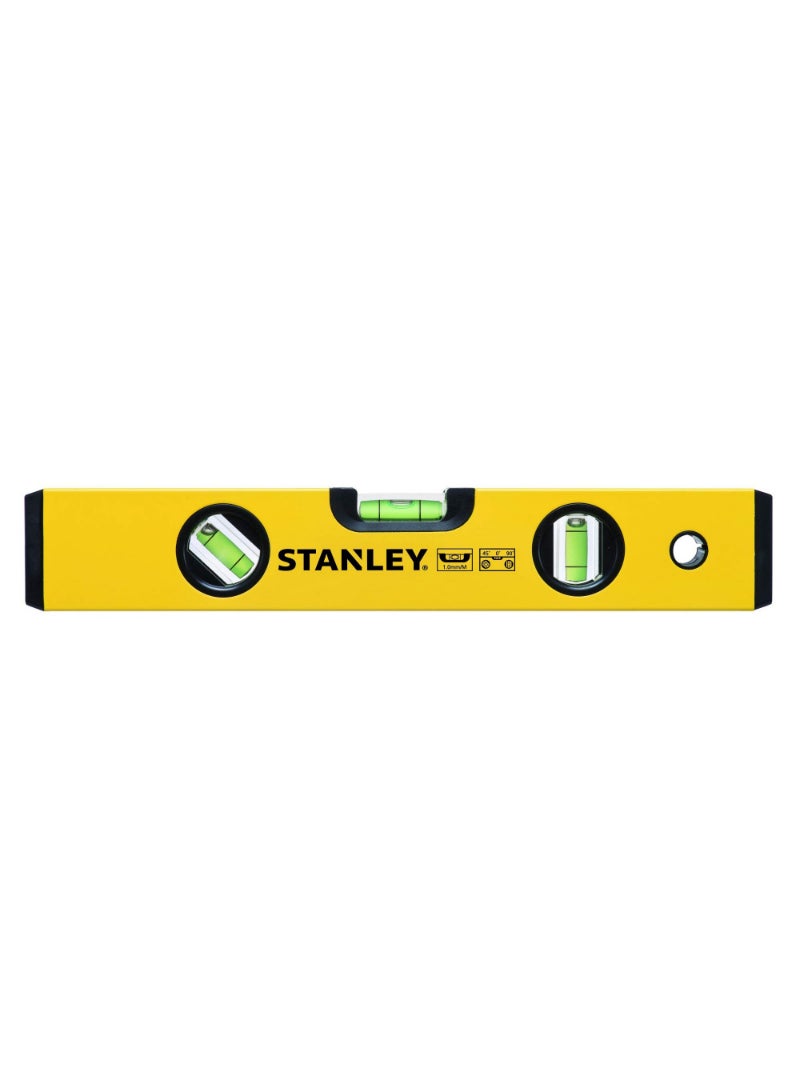 Stanley Stanley Aluminium Standard Box Beam Level 30cm/12" with 3 Vials STHT42796 