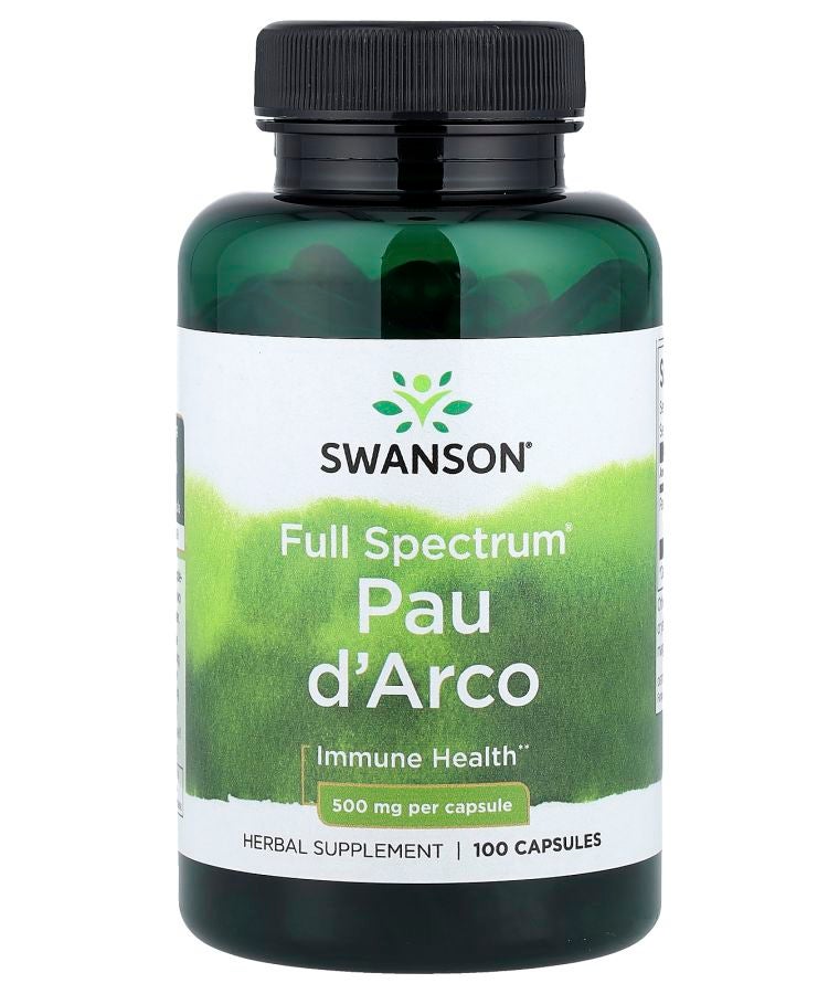 Full Spectrum® Pau d'Arco 500 mg 100 Capsules